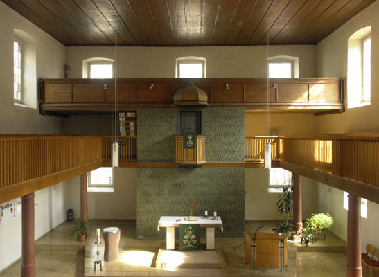 Blick von der Orgel