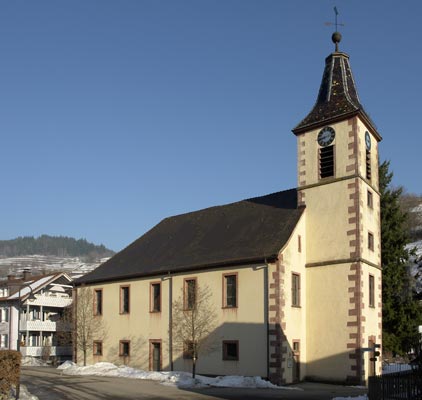 Ev. Kirche Wies im Januar 2006